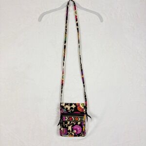 Vera Bradley Quilted Floral Crossbody Bag Purse Retired Pattern Suzani 2011‎